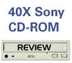 Sony 40X CD-ROM Review - PCSTATS