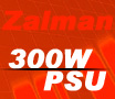 Zalman 300W ZM300A-APF Quiet Power Supply